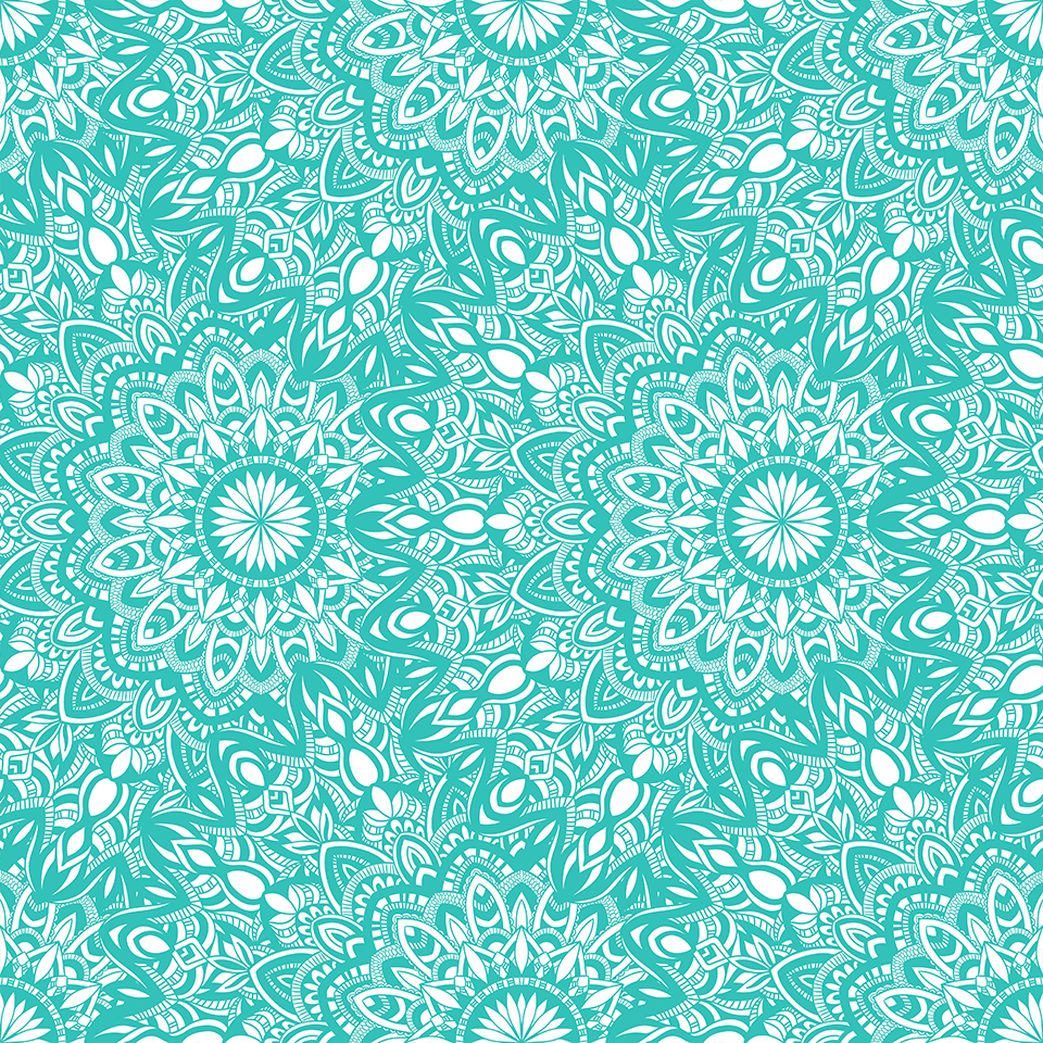 Turquoise fractal