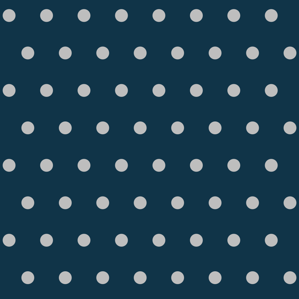 Navy polka dots