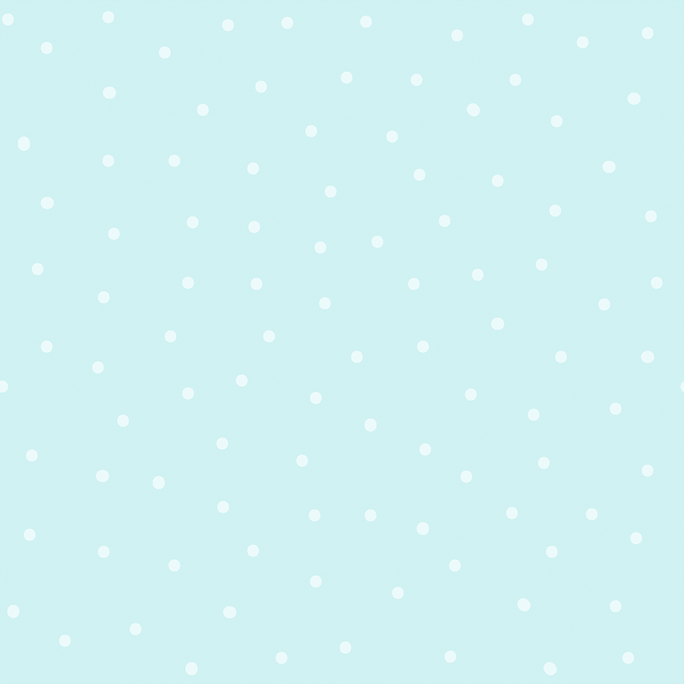 Pale cyan polka dots