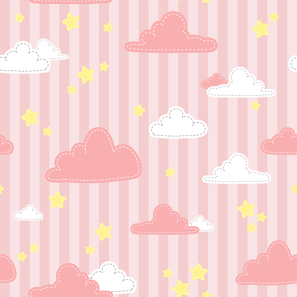 Pink clouds stitching