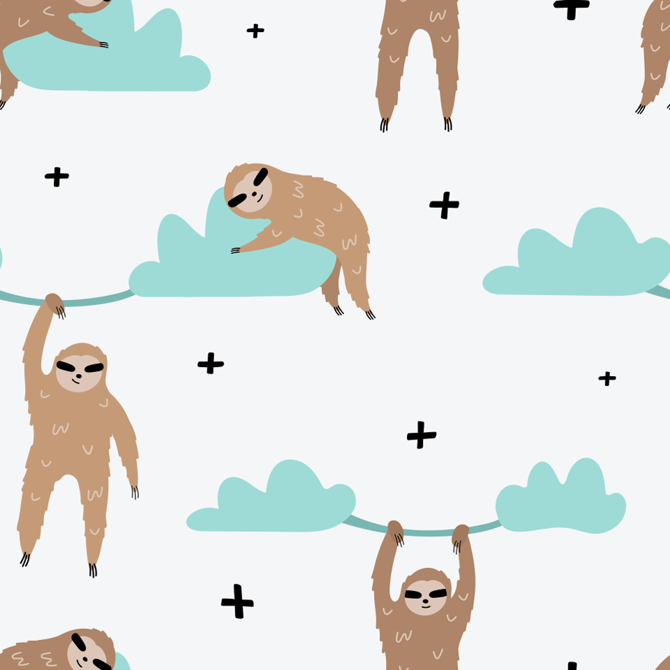 Chilling sloths