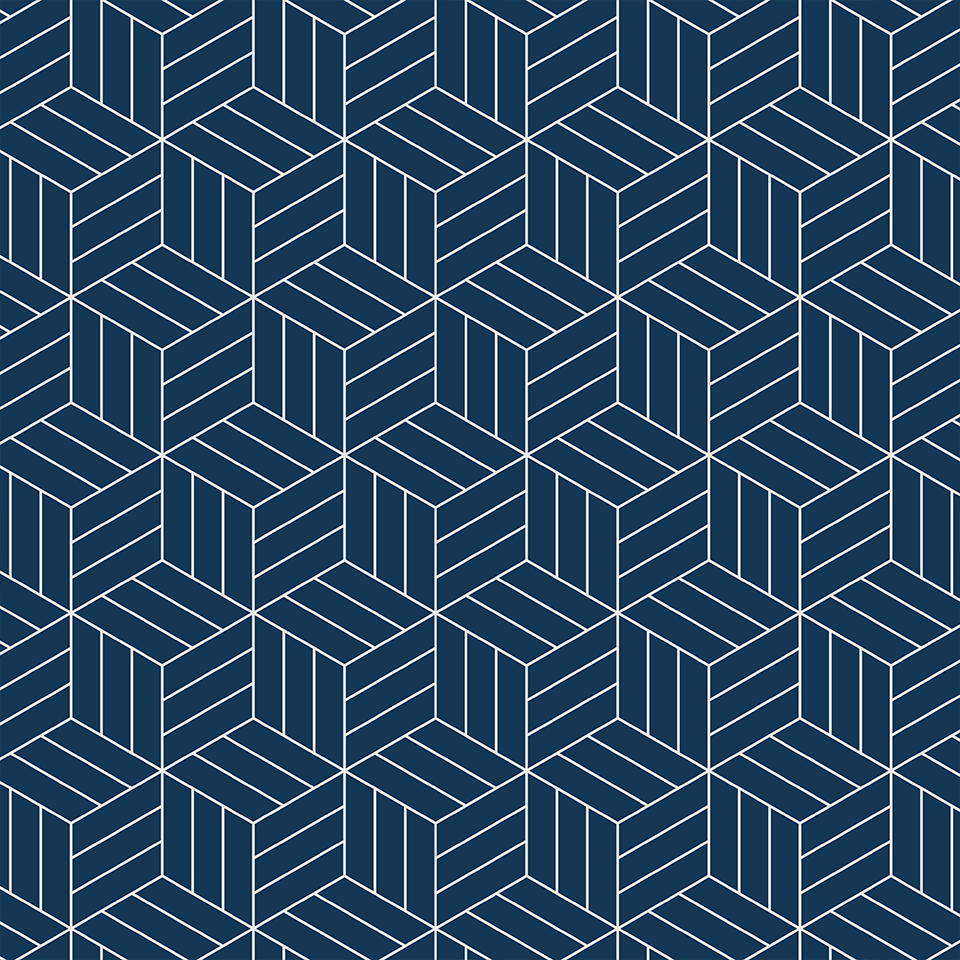 Navy 3D squares