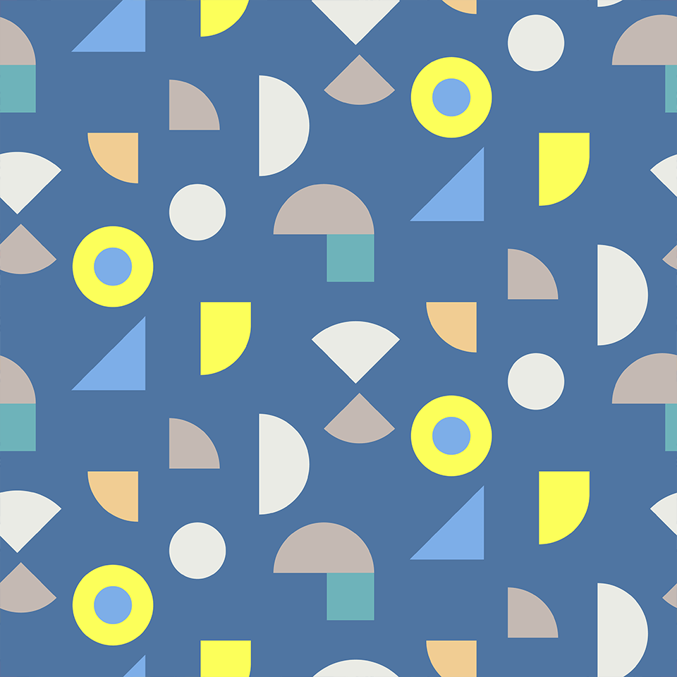 Blue shapes