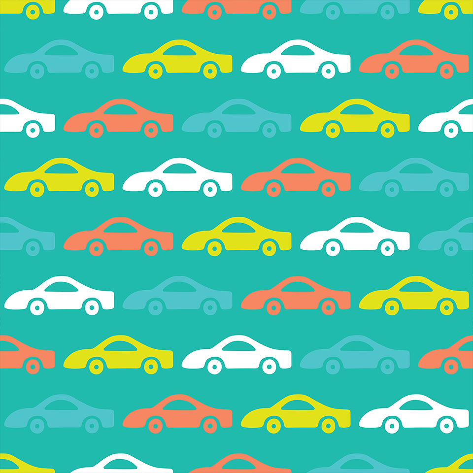 Turquoise cars